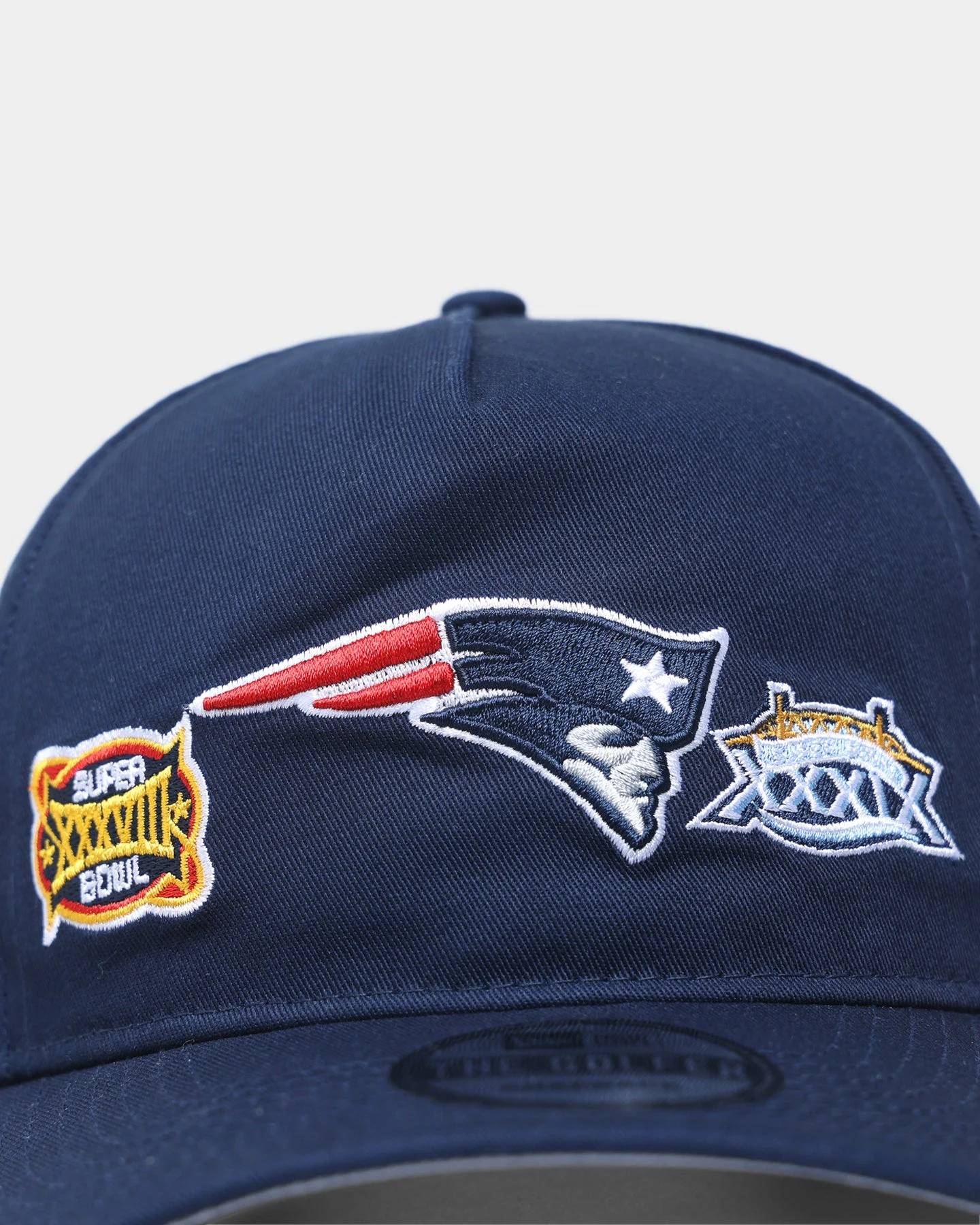 New Era New England Patriots 'Super Bowl Past Champions' Old Golfer Strapback Navy Blue 9 New Era New England Patriots 'Super Bowl Past Champions' Old Golfer Strapback Navy Blue - Image 7