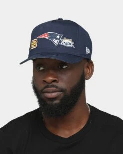 New Era New England Patriots 'Super Bowl Past Champions' Old Golfer Strapback Navy Blue 19 New Era New England Patriots 'Super Bowl Past Champions' Old Golfer Strapback Navy Blue -Sportswear Women Store 196312589996 mens 0100
