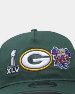 New Era Green Bay Packers 'Super Bowl Past Champions' Old Golfer Strapback Green -Sportswear Women Store 196312590060 default 0050