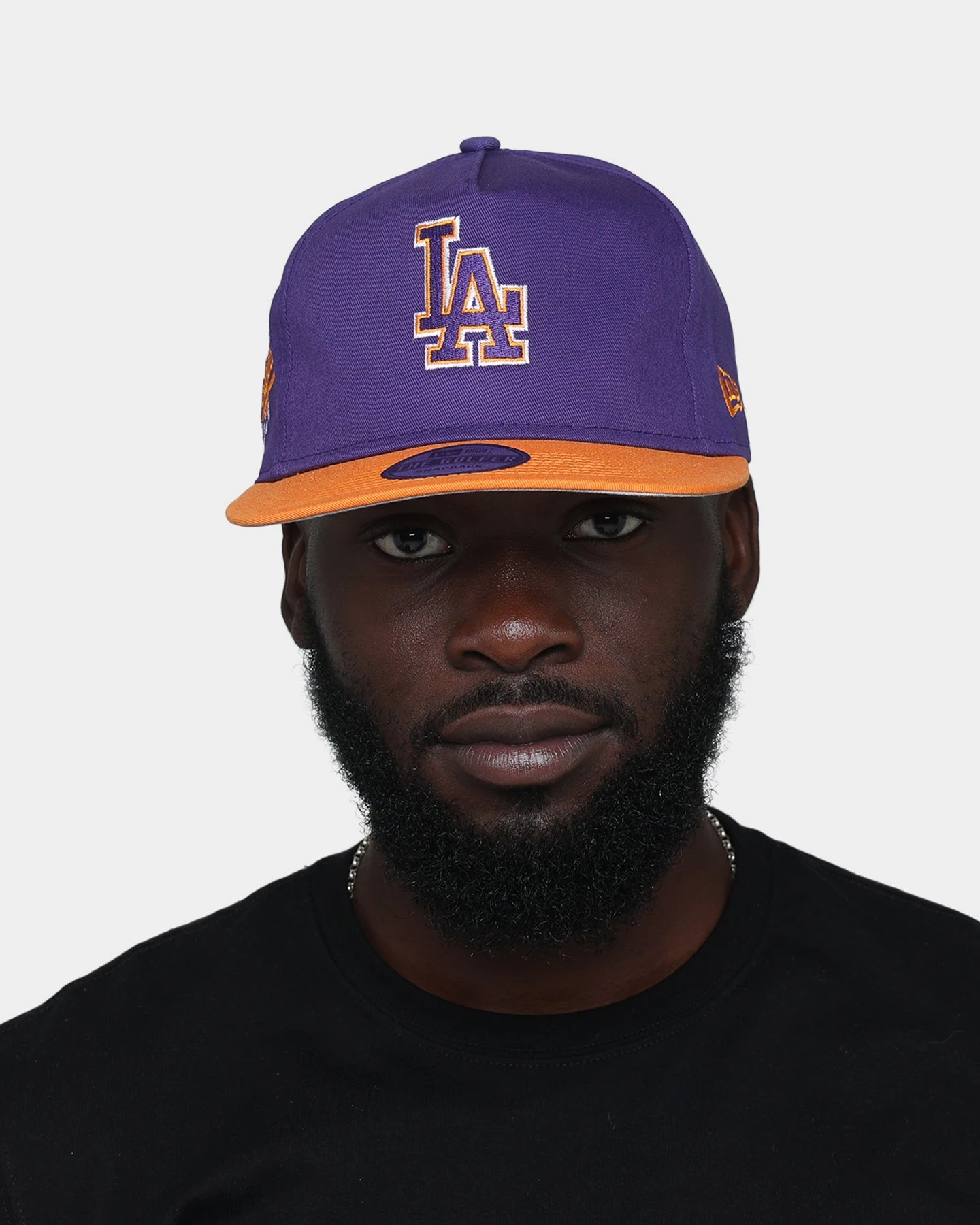 New Era Los Angeles Dodgers "Purple Valley" Old Golfer Snapback Purple/Orange 4 New Era Los Angeles Dodgers "Purple Valley" Old Golfer Snapback Purple/Orange - Image 2