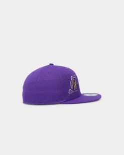 New Era Los Angeles Lakers Two Logo Original Team Colours 59FIFTY Fitted Purple -Sportswear Women Store 196313253223 default 0030