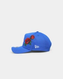New Era Los Angeles Dodgers Rose Emblem 9Forty A-Frame Snapback Blue -Sportswear Women Store 196313253414 default 0040