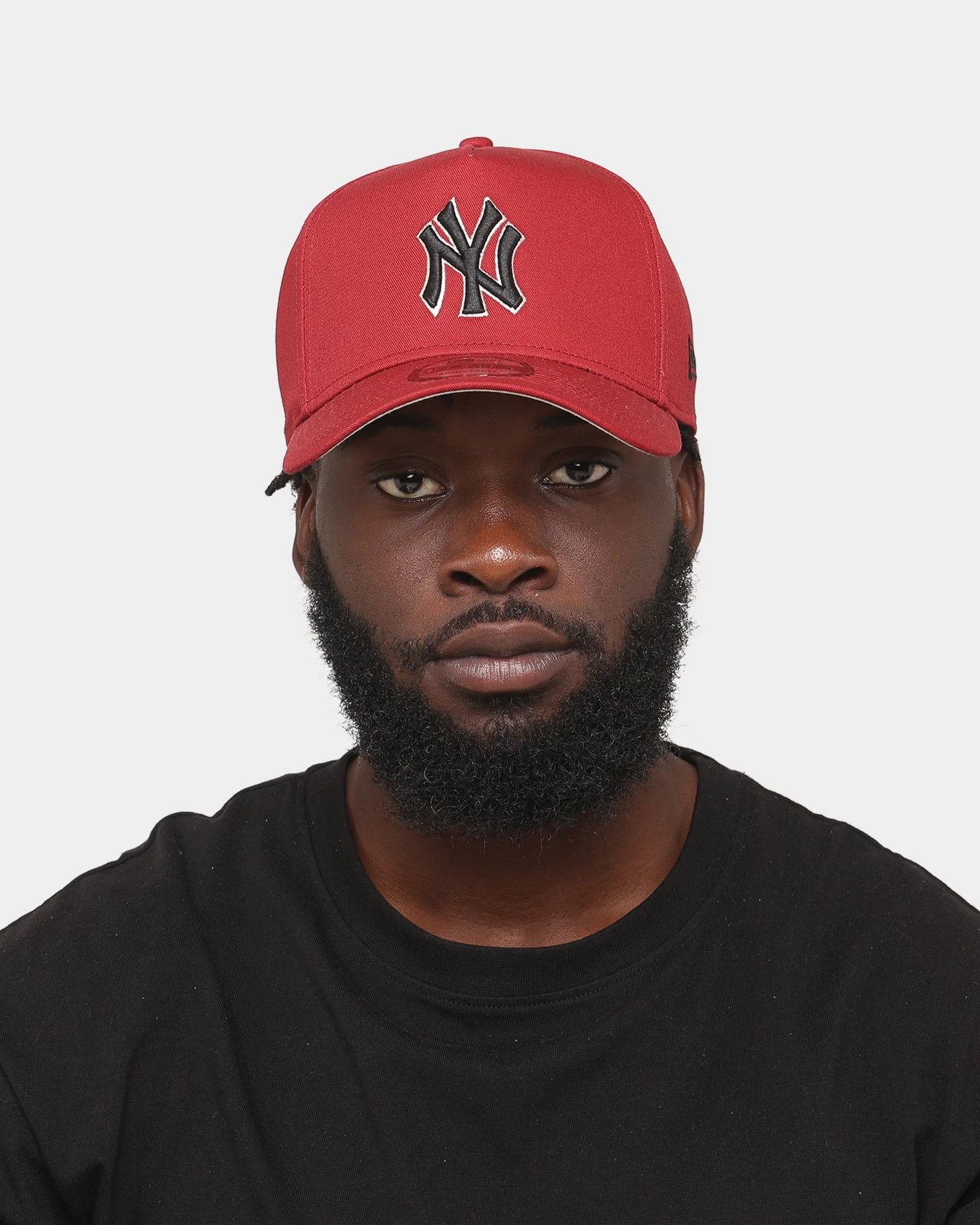 New Era New York Yankees 9FORTY A-Frame Snapback Cardinal/Black/Stone 10 New Era New York Yankees 9FORTY A-Frame Snapback Cardinal/Black/Stone - Image 8