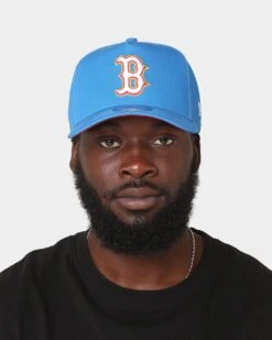 New Era Boston Red Sox 'Cereal Snapshot Blue' 9FORTY A-Frame Snapback Snap Shot Blue -Sportswear Women Store 196315161496 mens 0100