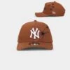 New Era New York Yankees 'Spider Crown' 9FORTY A-Frame Snapback Chocolate 1 New Era New York Yankees 'Spider Crown' 9FORTY A-Frame Snapback Chocolate -Sportswear Women Store 196315936674 default 002