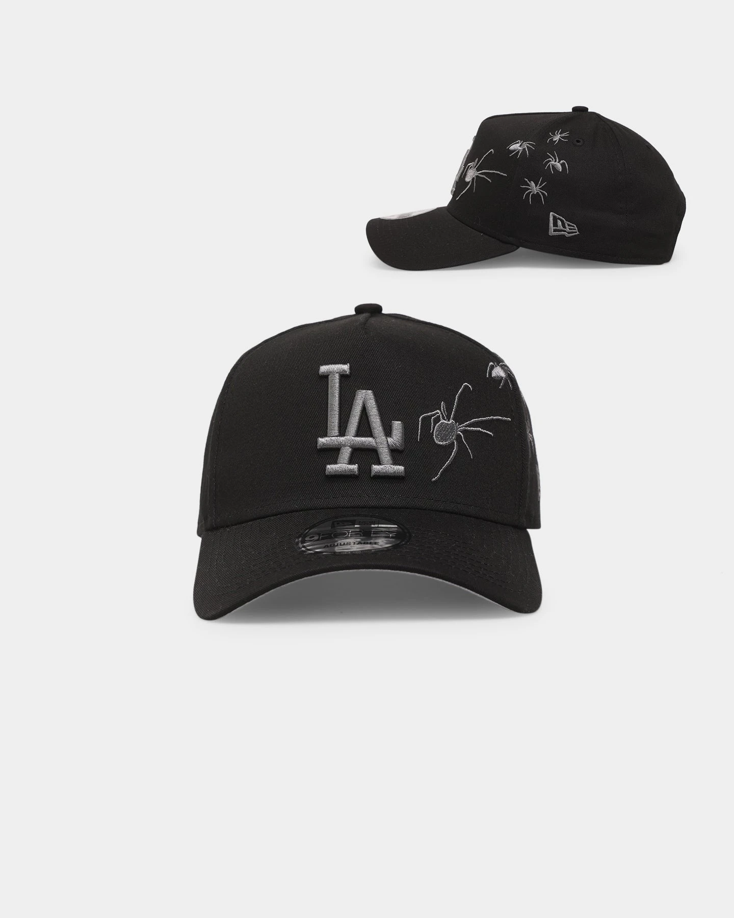 New Era Los Angeles Dodgers 'Spider Crown' 9FORTY A-Frame Snapback Black 3 New Era Los Angeles Dodgers 'Spider Crown' 9FORTY A-Frame Snapback Black