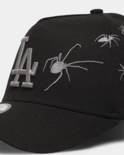 New Era Los Angeles Dodgers 'Spider Crown' 9FORTY A-Frame Snapback Black 12 New Era Los Angeles Dodgers 'Spider Crown' 9FORTY A-Frame Snapback Black -Sportswear Women Store 196315936810 default 0020