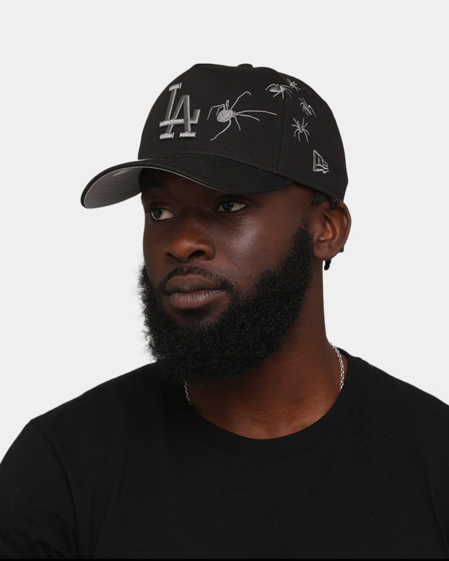 New Era Los Angeles Dodgers 'Spider Crown' 9FORTY A-Frame Snapback Black 4 New Era Los Angeles Dodgers 'Spider Crown' 9FORTY A-Frame Snapback Black - Image 2