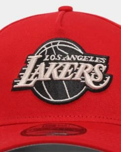 New Era Los Angeles Lakers 'Scarlet Stone' 9FORTY A-Frame Snapback Scarlet/Stone -Sportswear Women Store 196499496674 default 0050