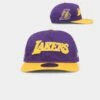 New Era Los Angeles Lakers 'Chenille' Golfer Snapback Purple -Sportswear Women Store 196500152186 default 0010