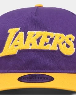 New Era Los Angeles Lakers 'Chenille' Golfer Snapback Purple 12 New Era Los Angeles Lakers 'Chenille' Golfer Snapback Purple -Sportswear Women Store 196500152186 default 0050