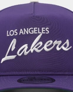 New Era Los Angeles Lakers 'OTC Chrome Prolight' Golfer Snapback Purple -Sportswear Women Store 196500152902 default 0050