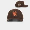 New Era New York Yankees 'Walnut Orange' 9FORTY A-Frame Snapback Brown/Orange -Sportswear Women Store 196501050160 default 0010