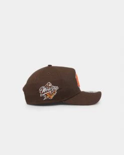 New Era New York Yankees 'Walnut Orange' 9FORTY A-Frame Snapback Brown/Orange -Sportswear Women Store 196501050160 default 0030