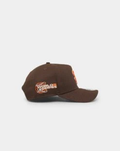 New Era Chicago White Sox 'Walnut Orange' 9FORTY A-Frame Snapback Brown/Orange -Sportswear Women Store 196501050375 default 0030