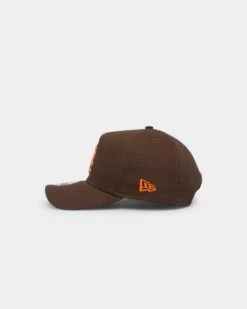 New Era Chicago White Sox 'Walnut Orange' 9FORTY A-Frame Snapback Brown/Orange -Sportswear Women Store 196501050375 default 0040