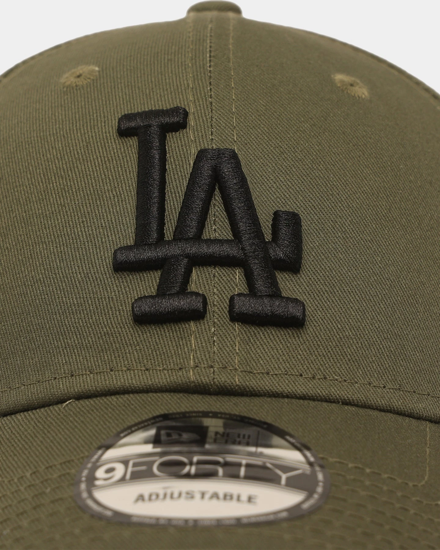 New Era Los Angeles Dodgers Core 9FORTY Casual Strapback Olive/Black 7 New Era Los Angeles Dodgers Core 9FORTY Casual Strapback Olive/Black - Image 5