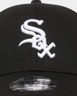 New Era Chicago White Sox 9FORTY Casual Strapback Black/White -Sportswear Women Store 196819011709 default 0050