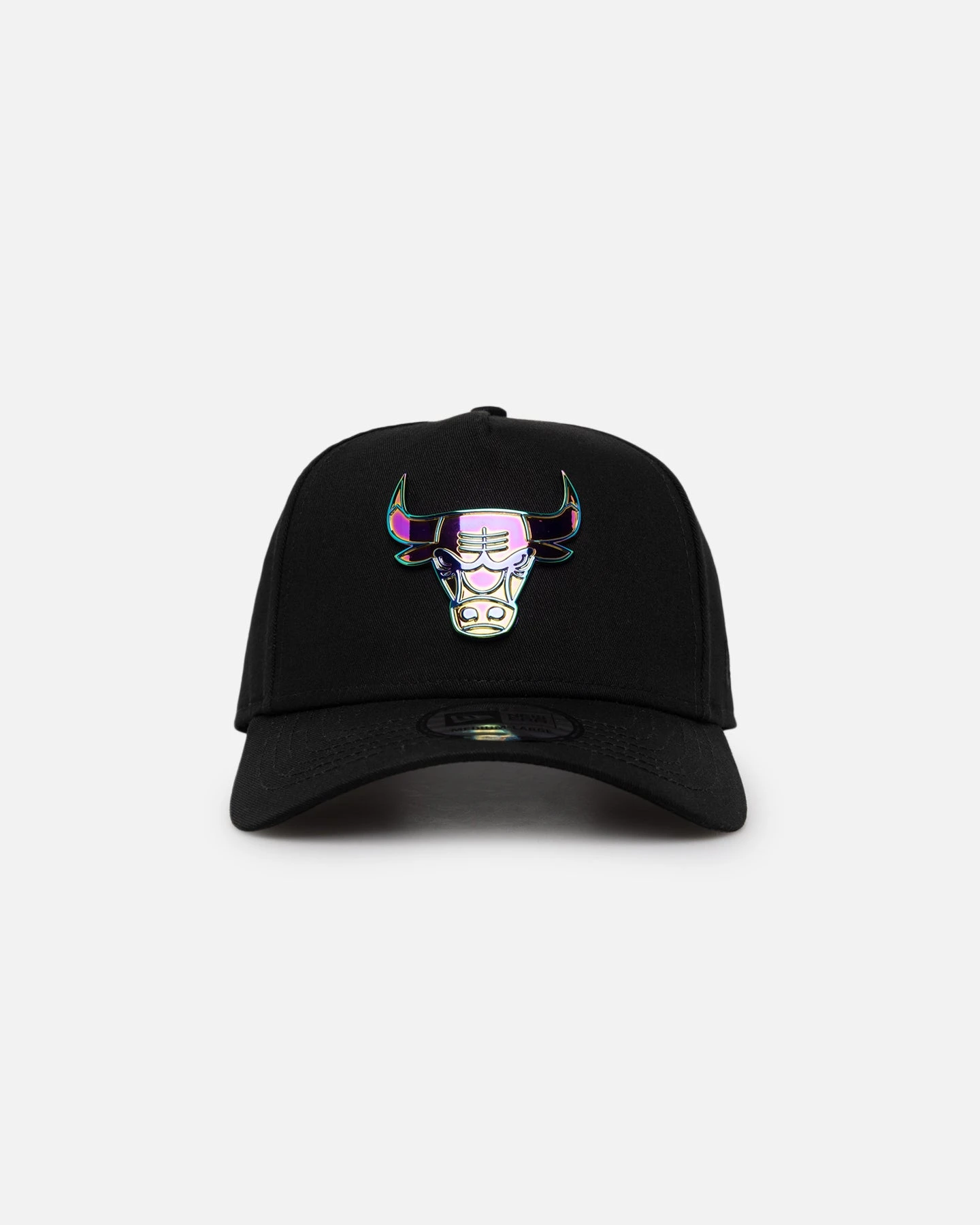 New Era Chicago Bulls 'Metal Badge' 9FORTY K-Frame Snapback Black/Iridescent 3 New Era Chicago Bulls 'Metal Badge' 9FORTY K-Frame Snapback Black/Iridescent