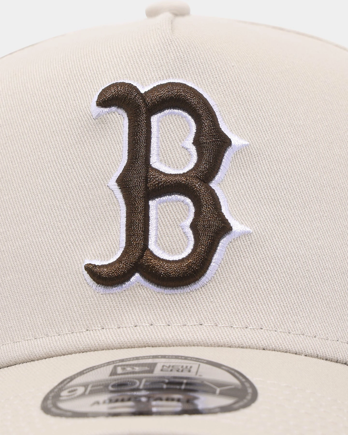 New Era Boston Red Sox 'Oat Mocha' 9FORTY A-Frame Snapback Stone 7 New Era Boston Red Sox 'Oat Mocha' 9FORTY A-Frame Snapback Stone - Image 5