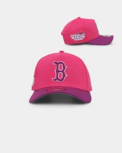 New Era Boston Red Sox 'Strawberry Grape' 9FORTY A-Frame Pink/Purple