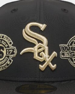 New Era Chicago White Sox 'Black Gold Multi Prolight' World Series 59FIFTY Fitted Black/Gold -Sportswear Women Store 196821271184 default 0050