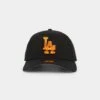 New Era Los Angeles Dodgers 'Crystal Badge' 9FORTY A-Frame Snapback Black/Orange -Sportswear Women Store 196995068306 default 0010