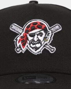 New Era Pittsburgh Pirates 'Camo Underbrim' 9FORTY K-Frame Snapback Black -Sportswear Women Store 196996186627 default 0050