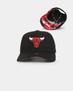New Era Chicago Bulls 'Camo Underbrim' 9FORTY K-Frame Snapback Black