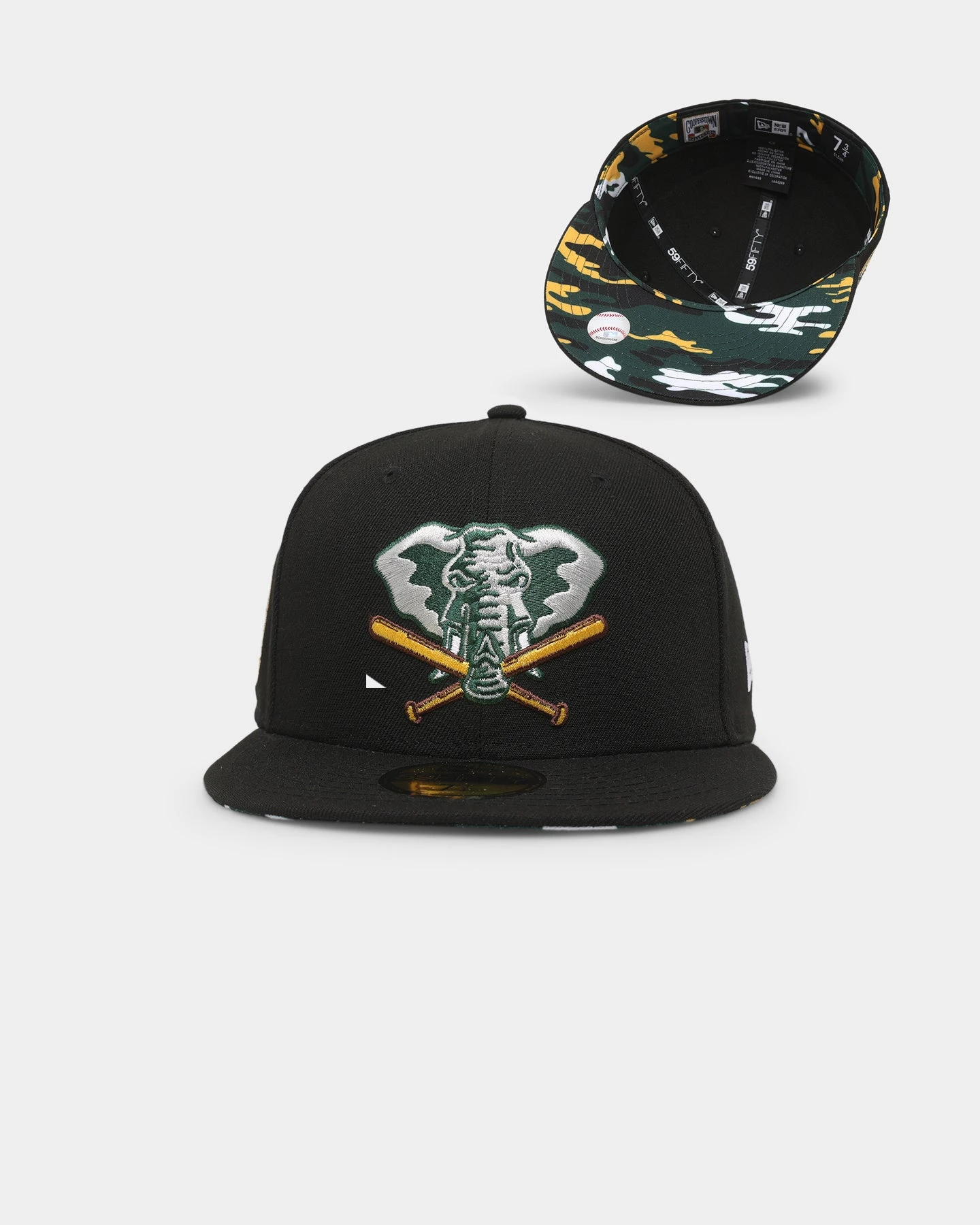 New Era Oakland Athletics 'Camo Underbrim' 59FIFTY Fitted Black 3 New Era Oakland Athletics 'Camo Underbrim' 59FIFTY Fitted Black