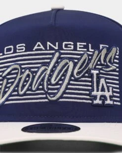 New Era Los Angeles Dodgers 'Retro Block Script' Golfer Snapback Blue -Sportswear Women Store 197213637205 default 0050