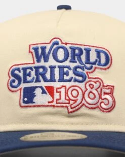 New Era Kansas City Royals '1980s World Series Through The Decades' 1985 World Series Golfer Snapback Chrome White/Original Team Colours -Sportswear Women Store 197214869971 default 0050