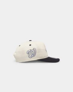 New Era Washington Nationals '2010's World Series Through The Decades' 2019 World Series Golfer Snapback Chrome White 10 New Era Washington Nationals '2010's World Series Through The Decades' 2019 World Series Golfer Snapback Chrome White -Sportswear Women Store 197371110060 default 0030