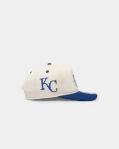 New Era Kansas City Royals '2010's World Series Through The Decades' 2015 World Series Golfer Snapback Chrome White -Sportswear Women Store 197371110121 default 0030