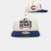 New Era Chicago Cubs '2010's World Series Through The Decades' 2016 World Series Golfer Snapback Chrome White -Sportswear Women Store 197371110145 default 0010