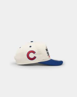 New Era Chicago Cubs '2010's World Series Through The Decades' 2016 World Series Golfer Snapback Chrome White -Sportswear Women Store 197371110145 default 0030