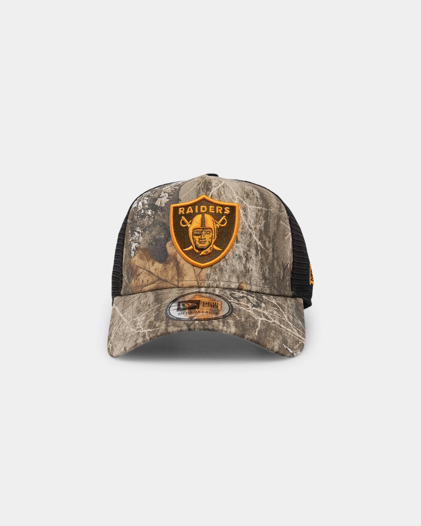 New Era Las Vegas Raiders 'Real Tree Twist' 9FORTY K-Frame Trucker Snapback Realtree Edge 3 New Era Las Vegas Raiders 'Real Tree Twist' 9FORTY K-Frame Trucker Snapback Realtree Edge