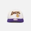 Mitchell & Ness Los Angeles Lakers History Origin Snapback White/Purple -Sportswear Women Store 197507249633 default 0005