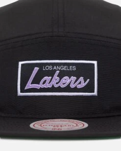 Mitchell & Ness Los Angeles Lakers Team Logo Strapback Black -Sportswear Women Store 197507374298 default 0050