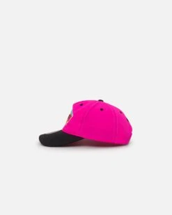 Mitchell & Ness San Antonio Spurs Nylon Deadstock 2-Tone Snapback Neon Pink/Black -Sportswear Women Store 197507375073 default 0040