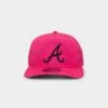 New Era Atlanta Braves 'Citrus Glow' Prolight Golfer Snapback Neon Pink