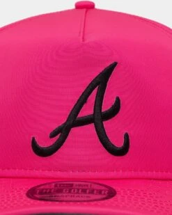 New Era Atlanta Braves 'Citrus Glow' Prolight Golfer Snapback Neon Pink -Sportswear Women Store 197706883423 default 0050