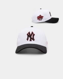 New Era New York Yankees 'Fire Red' 9FORTY A-Frame Snapback White/Black
