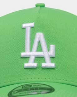 New Era Los Angeles Dodgers 9FORTY A-Frame Snapback Lime -Sportswear Women Store 197707154027 default 0050