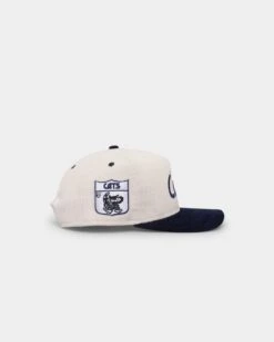 New Era Geelong Cats "AFL Cord Script" Golfer Snapback Chrome/OTC -Sportswear Women Store 197707377884 default 0030