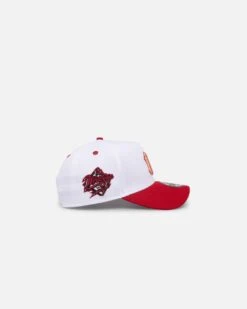 New Era New York Yankees 'Satin Blaze' 9FORTY A-Frame Snapback White/Scarlet -Sportswear Women Store 197707788840 default 0030