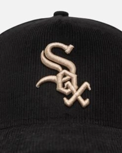 New Era Chicago White Sox 'Black Cord Plaid UV' 9FORTY A-Frame Snapback Black/Plaid -Sportswear Women Store 197707946332 default 0050