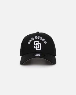 New Era San Diego Padres 'Gothic Arch' 9FORTY A-Frame Snapback Black/White