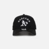 New Era Oakland Athletics 'Gothic Arch' 9FORTY A-Frame Snapback Black/White -Sportswear Women Store 197882781315 default 0010
