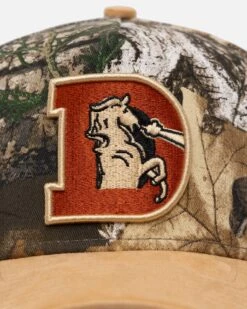 New Era Denver Broncos 'Real Tree Tan Suede' 9FORTY A-Frame Snapback Real Tree -Sportswear Women Store 197882781674 default 0050